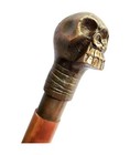 Vintage Style Antique Brass Designer Victorian Handle Wooden Walking Stick Cane