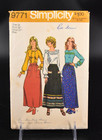 1970s Sewing Patterns Lot Of 6 Uncut Blouse  Smock Top  Peasant Top skirt  Dress