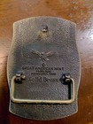 Great American Mint California Police Olympics Brass Buckle Antique 1 75 