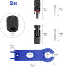 10 20 50 100 Pairs Male Female Solar Cable Connectors For Diy Solar Panel Us