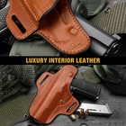 Premium Leather Handmade Owb Holster Fits All 1911 With 5  Barrel No Rail Pistol