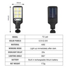 1000000lm Led Solar Motion Sensor Bright Light Garden Outdoor Street Wall Lamp