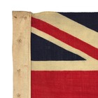 Vintage Wool Blue Ensign Union Jack Flag Nautical British Uk Cloth Textile Art