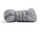 Merino Wool Roving 1oz Silver Combed Top For Spinning Needle Wet Felting