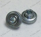 64mm Kids Inline Skates Replacement Set Of 4 Wheels With Bearings  6mm Id bore 