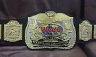 World Tag Team Wrestling Championship Replica Title Belt 4mm Zinc Adult Size New