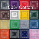 Lot Of 12 -120pcs Wholesale Cotton Bandana Paisley Bandanas Scarf Wrap Face Mask