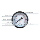 General Dry Pressure Gauge  1 5  Dia  0-30 Psi  1 8 Npt Back Mount   Pack Of 1 