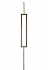 Satin Black Iron Balusters Iron Spindles Iron Stair Parts Liberty Series Squares