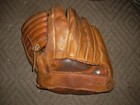 Spalding Vintage Baseball Glove - Joe Dimaggio Model 133 Antique Memorabilia
