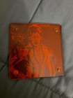 David Bowie Ziggy Stardust Fused Glass 4  Single Coaster