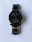 Movado Bold Men s Quartz Watch Gunmetal Grey Stainless Steel Band