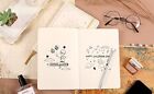 Ruled Notebook journal     Premium Thick Paper Faux Leather Classic Writing White
