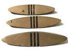 3 Vintage Mcm Mid Century Modern Brass Drawer Dresser Pull Hardware   6200 