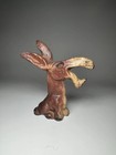 Vintage Cast Iron Figural Painted Bottle Opener Shaped As Donkey Or Jackass