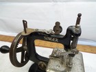 Child s Singer Toy Sewing Machine Model 20 4 Spoke Miniature Hand Crank Mini