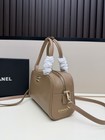Camel Smooth Mini Boston Bag Ladies Top   handle Shoulder Crossbody Handbag