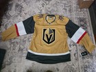 New Las Vegas Golden Knights Fanatics Home Authentic Pro Jersey Gold Sz 50