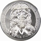 Jesus Crown Of Thorns 2000 Franc Bu 1 Oz  999 Silver 2024 Cameroon Coa