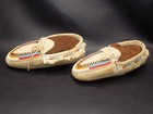 Vintage Native American Indian Great Lakes Beaded Moccasins 
