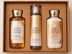 Bath   Body Works Warm Vanilla Sugar Travel 3pc Set  Mist  Lotion   Shower Gel