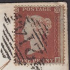 Ab18_03 Gb Qv 1854 1d Plate 163 Sg17-c1 1  Kf Fu Enniskillen To London Cover