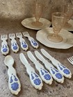 Lot Of 21 Little Tikes Elegant Victorian Tea Set Plates Silverware Dessert Read