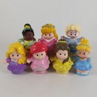 Fisher Price Little People Disney Princesses Tiana Elsa Cinderella More  7 Pcs 