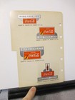 Coca Cola 1940 Store Display Sign Sales Sample Silver Soda Bottle Diner  6