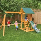 Wooden Swing Set Appleton Outdoor Playground Kidkraft Sw-f24148