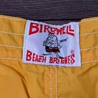 Birdwell Beach Britches Board Shorts Mens 30  Yellow  Nylon Swim Trunks Surf