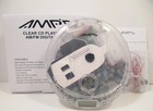 Amp d Clear Portable Walkman Cd Player  Earbuds Am Fm Radio With 20 Track Memory