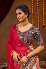 Multicolor Navratri Lehenga Choli For Women Garba Dandiya Outfit Embroidered