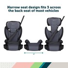 Safety 1st Booster Car Seat Comfortwings  Converts High Back Foldable Backless