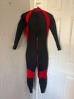 O   neill Reactor 3 2 Black And Red Wetsuit Size 6