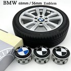 Set Of 4pcs Emblem Fit For Bmw 68mm Wheel Center Hub Caps Logo Badge Rim Hubcaps