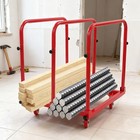 Q235 Steel Heavy Duty Panel Cart  1400 Lbs Panel Truck W  4pcs Universal Wheels