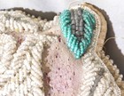 Antique Iroquois Raised Beadwork Pin Cushion Native American Whimsy C1880
