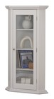 Kings Brand Furniture - Corner Curio Storage Cabinet With Glass Door  White