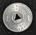 Louisiana Public Welfare Tax 1 Token 