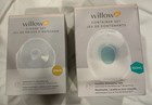 Willow Go Flange Set 21mm   150ml Container Set Clear blue Lf2167 Lc0585