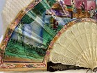 Gorgeous Antique 100 Faces Chinese Fan   Museum Quality c1890