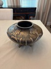 Japanese Meiji Period  circa 1900  Art Nouveau Patinated Bronze Vessel
