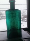 Teal Green Chichester Chemical  Co  Toilet Preparation  Phily pa medicine Bottle
