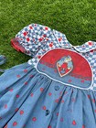 Vintage Daisy Kingdom 90s Toddler Dress Teddy Bear Hearts