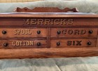 Antique Countertop Spool Cabinet