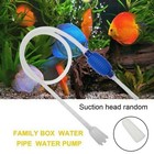 Aquarium Fish Tank Gravel Vacuum Cleaning Cleaner Siphon Water Filter New I2a5