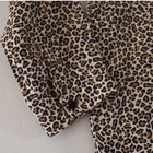 Nwt Bonpoint Girls  Tamy Cheetah Long Sleeve Shorts Romper 12