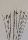 Modernist Copper And Brass Cattails Willow Branch Butterfly Sculpture Mcm