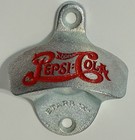 Pepsi Cola Deep Engraved Starr  x  Wall Mounted Stationary Bottle Opener Pepsi 